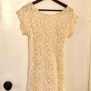 Cream Lace mini dress from Nordstrom